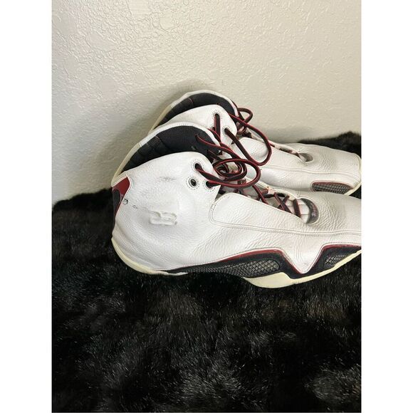 Size 12 Nike Air Jordan 21 OG White Varsity Red Leather Suede